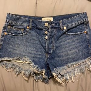 jean shorts, never worn
